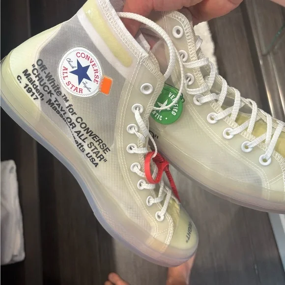 Converse | Shoes | New Size 2 Converse Off White X Vulcanized